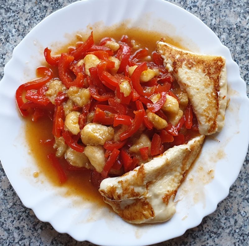 Paprika-Bananen-Pfanne