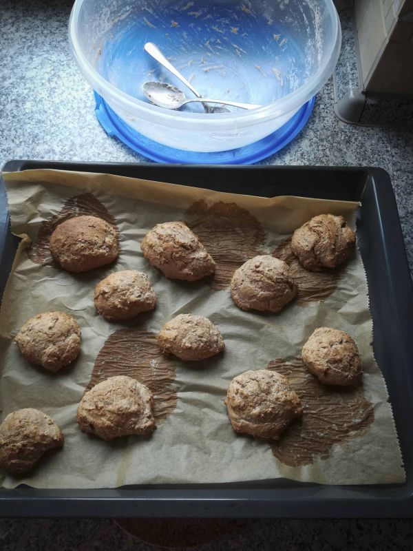 FERTIGE Haferflocken-Brötchen