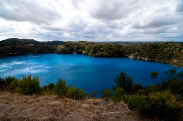 Blick auf den Blue Lake