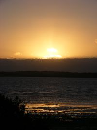 Sonnenuntergang im Coorong National Park