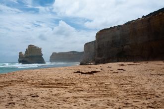 Am Strand bei den Gibson Steps