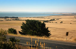 Highway am Strand nahe Melbourne