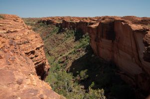 Blick von oben auf den Kings Canyon