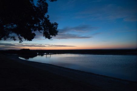 Die letzten Sonnenstrahlen in Port Wakefield