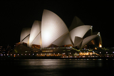 Sydney Opera House bei Nacht