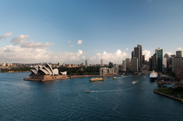 Sydney Skyline am Hafen
