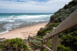 Treppe zum Wreck Beach