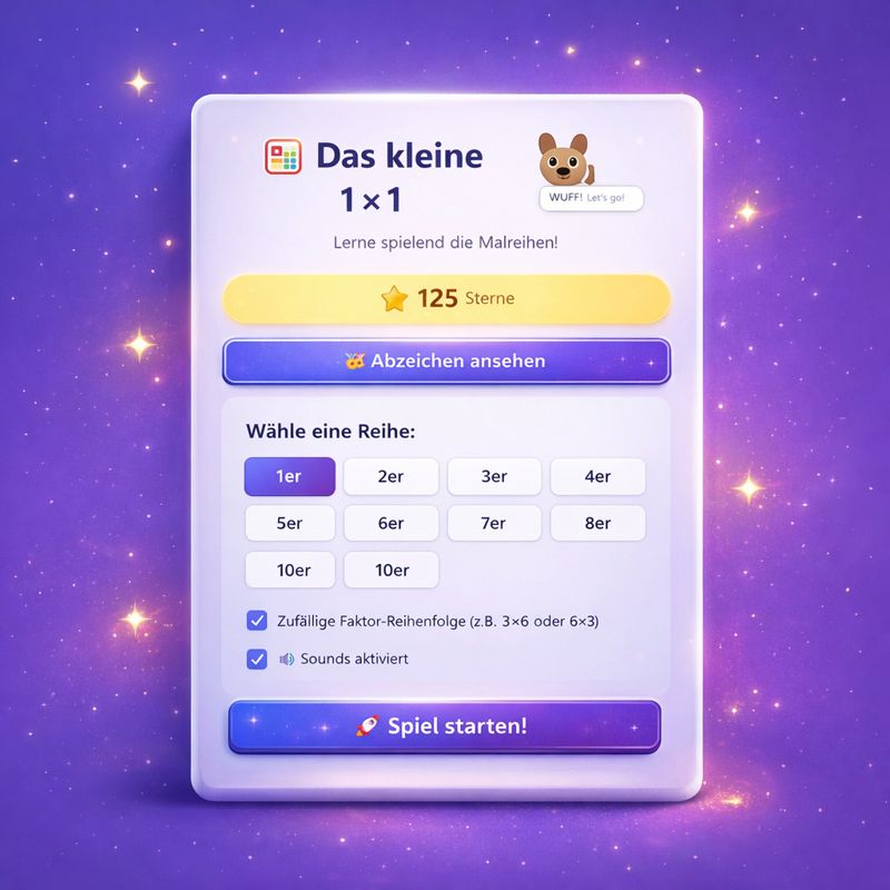 Das kleine 1x1