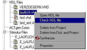 Check HDL File