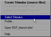 Select Stimulus