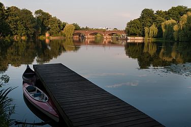 Am Kanal in Hamburg