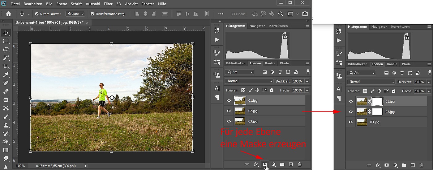 Masken in Photoshop erzeugen