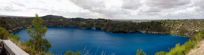 Blue Lake in Mount Gambier in Südaustralien