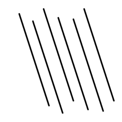 Knobelspiel mit Streichhölzern: 6 gerade, gleichlange Linien verbinden