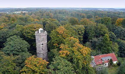 Blick auf den denkmalgeschützten Elisabethturm