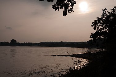 Sonnenuntergang in der Strander Bucht