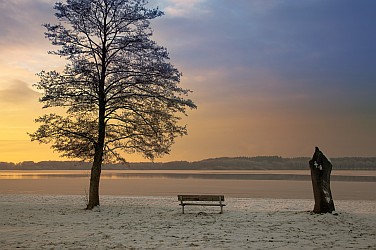 Im Winter am Einfelder See