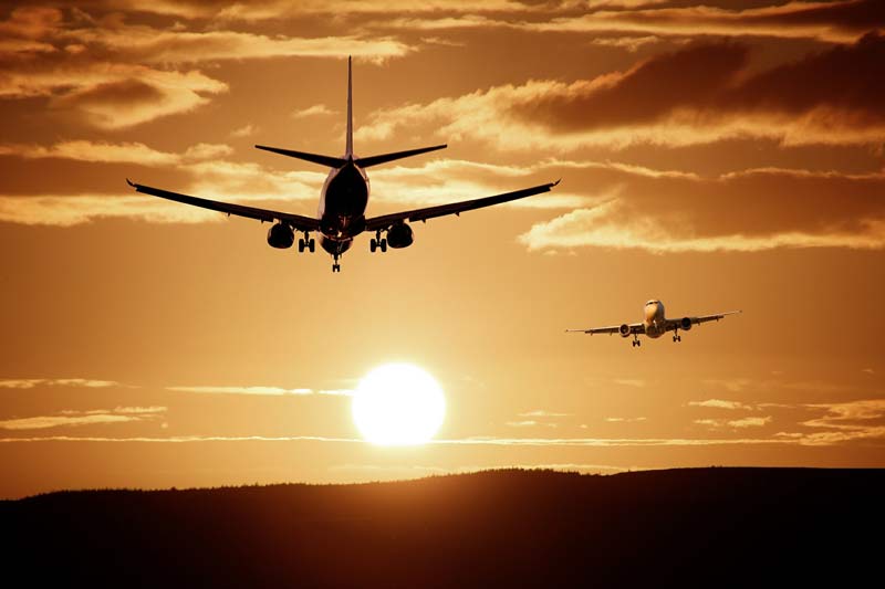 Mit dem Flugzeug in den Urlaub