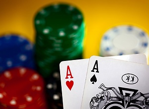Two aces - Poker big stack bully