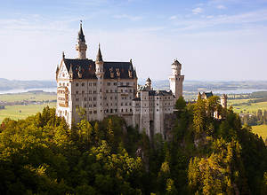 View of the castle Neuschwanstein.