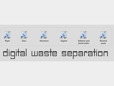 Digital waste separation on Windows
