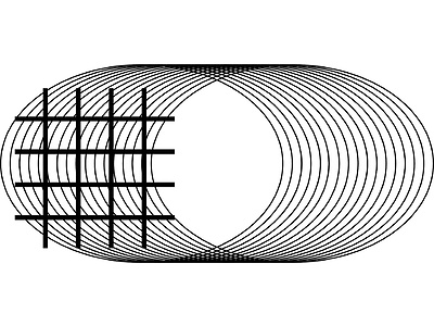 Straight black grid