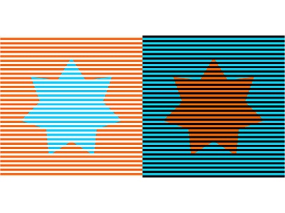 Same color on different backgrounds