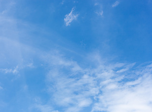 Blue sky texture.